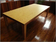杉白身で製作したテーブル